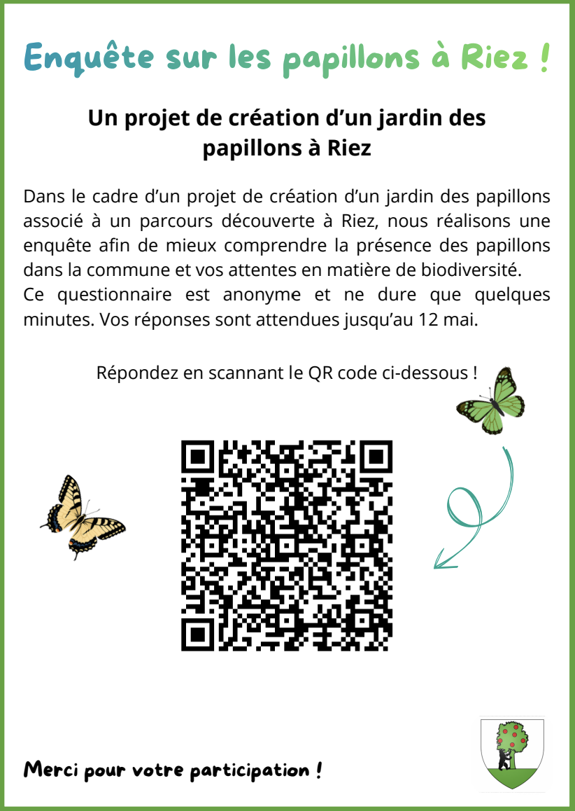 affiche papillon