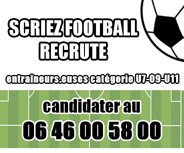 image recrutement scriez football