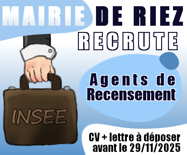 mairie de riez recrute offre
