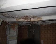 Dégâts causés par l'infiltration d’eau