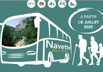 NAVETTE DESSERTE DU SENTIER BLANC-MARTEL