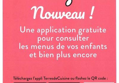 APPLICATION MENU CANTINE