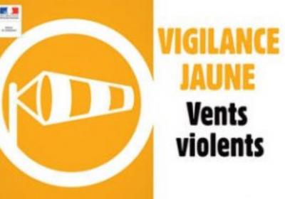 VIGILANCE JAUNE VENT