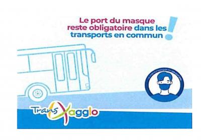 Port du masque obligatoire dans les transports en commun