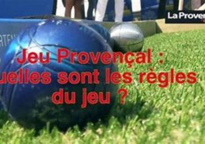 CONCOURS JEU PROVENÇAL