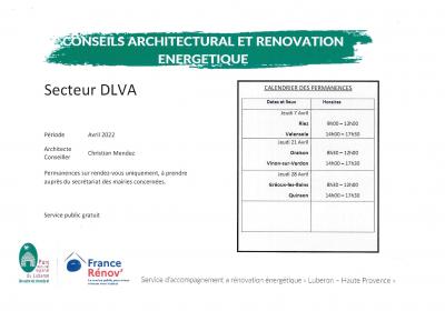 PERMANENCE DU MOIS D'AVRIL