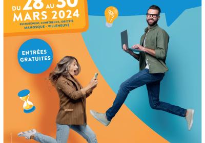 Mon Agglo pour l’Emploi du jeudi 28 au samedi 30 mars 2024 à Manosque