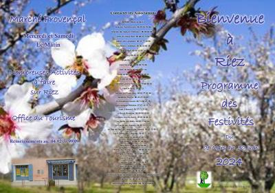 PROGRAMME DES FESTIVITES DE MARS A JUIN 2024