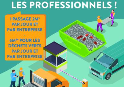 REPRISE DES  PAIEMENT POUR LES PROS EN DECHETRIE