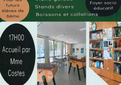 soirée porte ouverte du collège