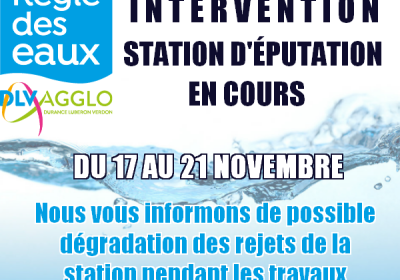 Intervention de la station d’épuration de Riez