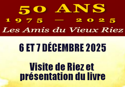 Programme 50 ans - Amis du Vieux Riez