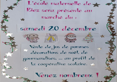 marche de Noël de la maternelle