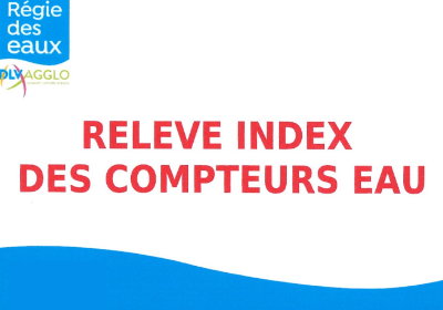 relevé des compteurs d'eau mars 2026 riez