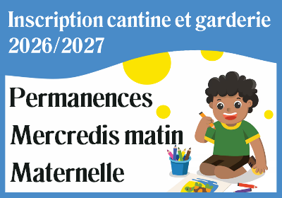 INSCRIPTION PÉRISCOLAIRE – Rentrée 2026/2027