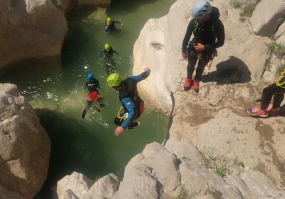 Canyoning avec Rocksiders - Saut