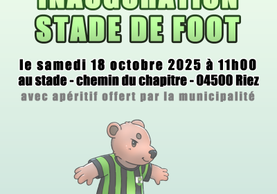 Inauguration du stade de foot_Riez - Inauguration du stade de foot_Riez
