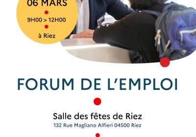 Rejoignez-nous au Forum Emploi de Riez_Riez - Rejoignez-nous au Forum Emploi de Riez_Riez