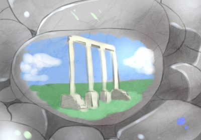 dessin peinture sur galets