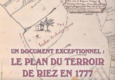 Conférence - Plan du terroir de Riez 1777