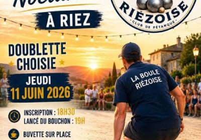 affiche Concours de boules du 11 juin 2026 La boule riézoise