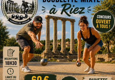 Affiche la boule riézoise pour le 30 juillet 2026