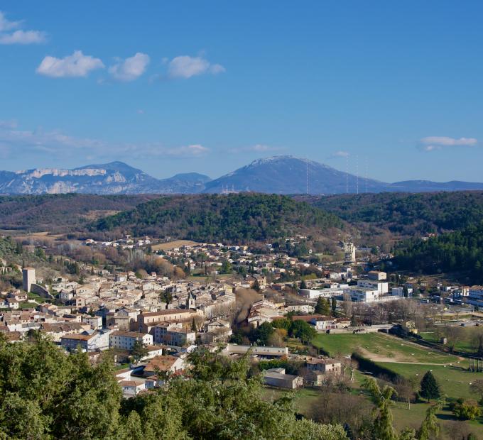 Panorama de Riez en mars 2023
