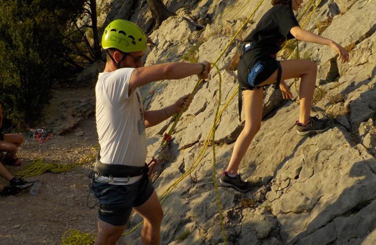 Escalade avec Rocksiders - En activité