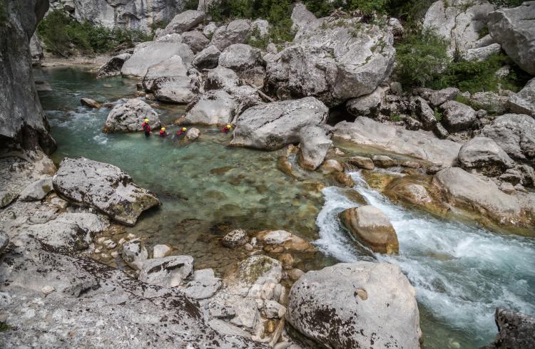 Canyoning aquatique couloir samson - 