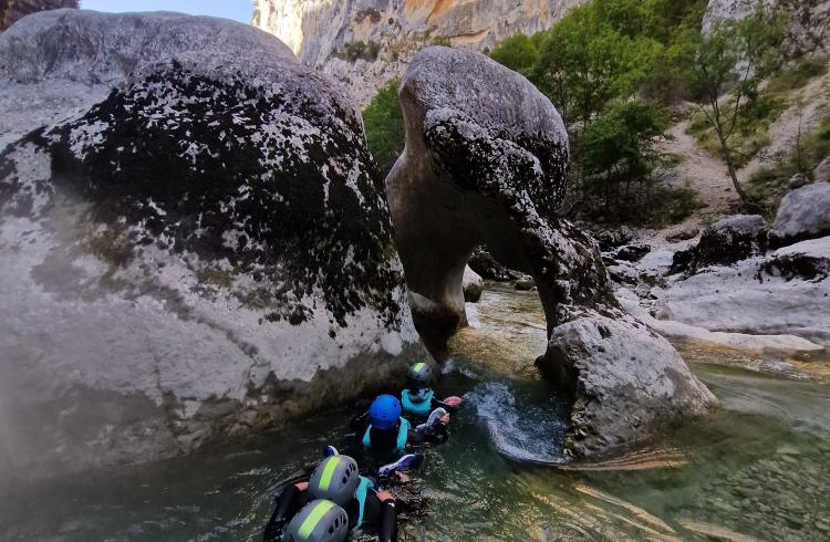Canyoning Aquatique couloir samson - 