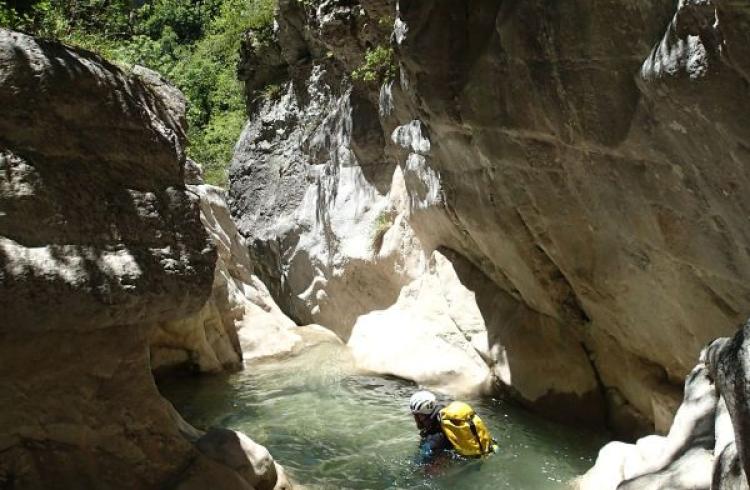 Canyoning gorge du verdon Baou - 