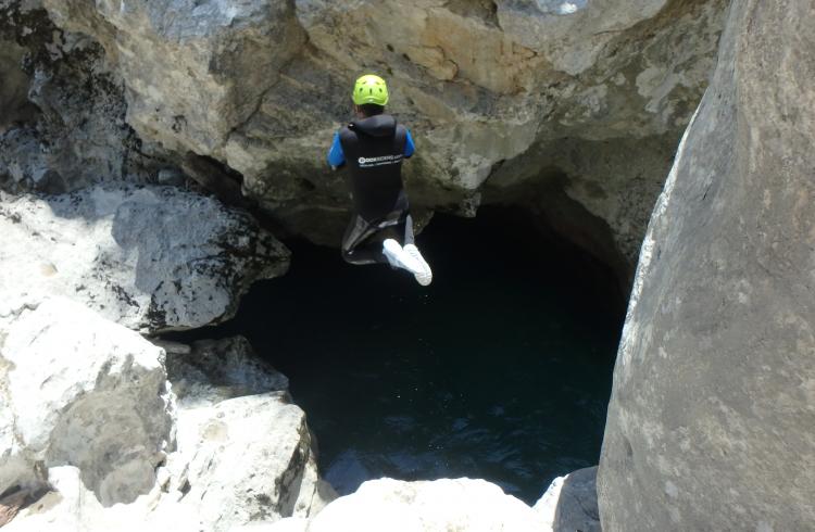 Saut en canyon dans le Verdon - Saut en canyon dans le Verdon