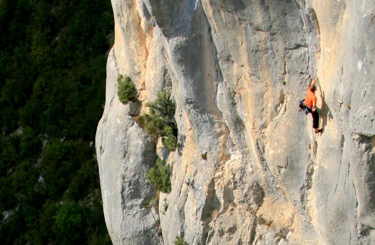 Escalade grande voie dans le Verdon - Escalade grande voie dans le Verdon