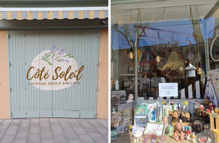 Côté Soleil - vitrine - 