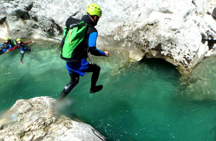 Initiation au canyoning dans le Verdon avec Rocksiders - 