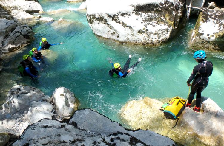 Canyoning dans  le Verdon avec Rocksiders - 