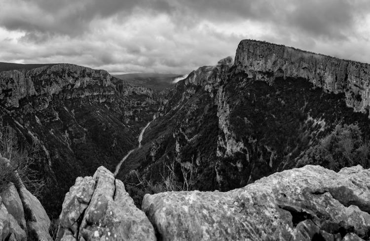 belveder la carrel dans le Grand Canyon du Verdon avec ROCKSIDERS - 
