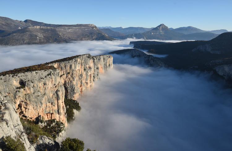 gorge du verdon dans le Grand Canyon du Verdon avec ROCKSIDERS - 