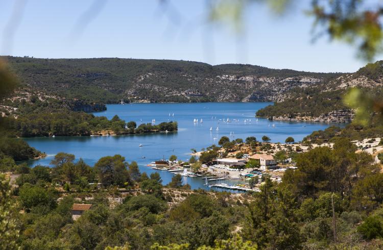 Route du Lac d'Esparron de Verdon - Lac