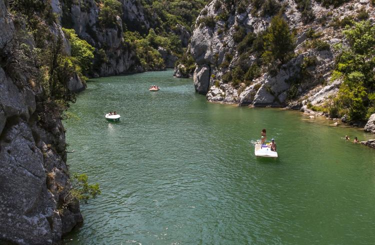 Route du Lac d'Esparron de Verdon - Basses Gorges