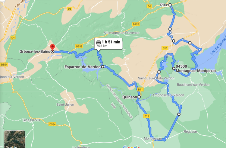 Circuit du Verdon inattendu - Circuit