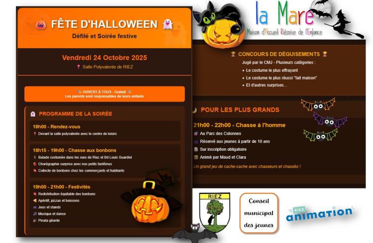 Défilé et soirée d'Halloween_Riez - Défilé et soirée d'Halloween_Riez