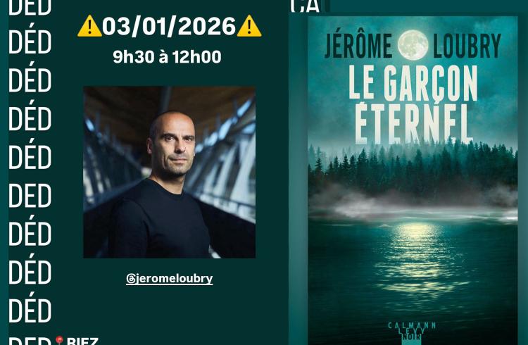 Dédicace de Jérôme Loubry à Riez - Dédicace de Jérôme Loubry à Riez