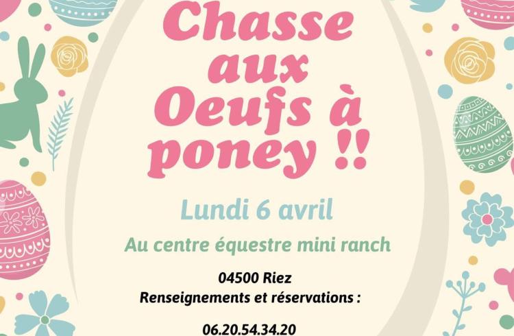 Chasse aux oeufs à poney_Riez - Chasse aux oeufs à poney_Riez