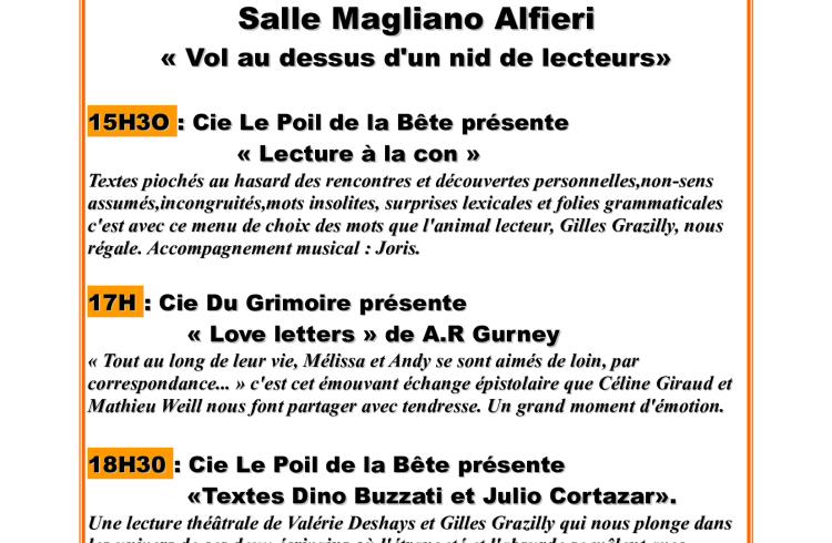 Vol au dessus d'un nid de lecteurs