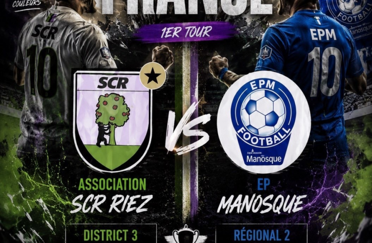 affiche foot riez coupe de France