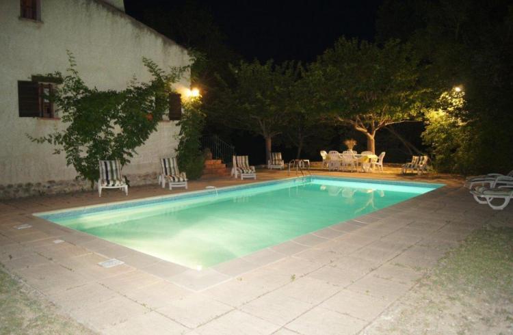 Piscine by night - Villa Chanteloube